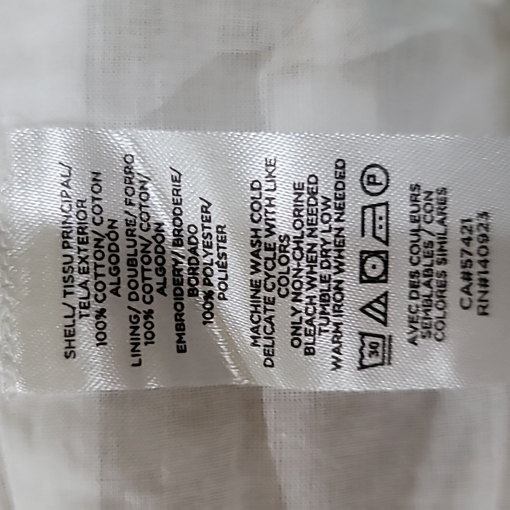 NWT- Loft embroidered top - Picture 9 of 9